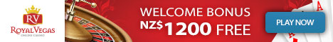 Casino Royal Vegas $1200 free bonus New Zealand